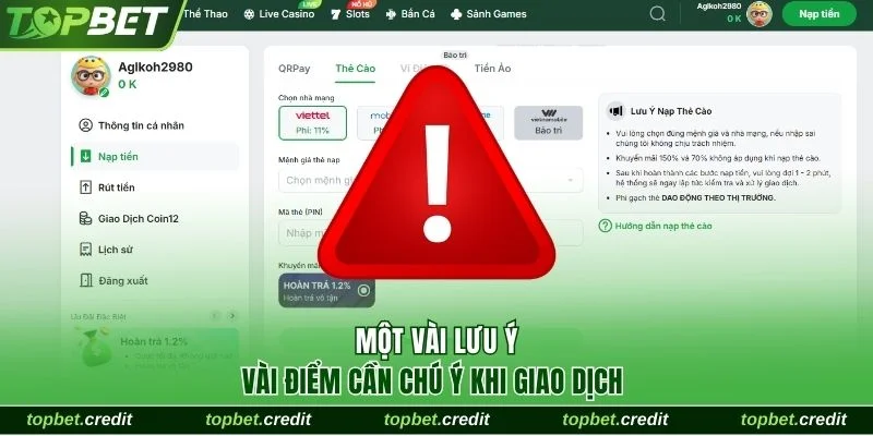 4 điều cần lưu ý khi thực hiện giao dịch 