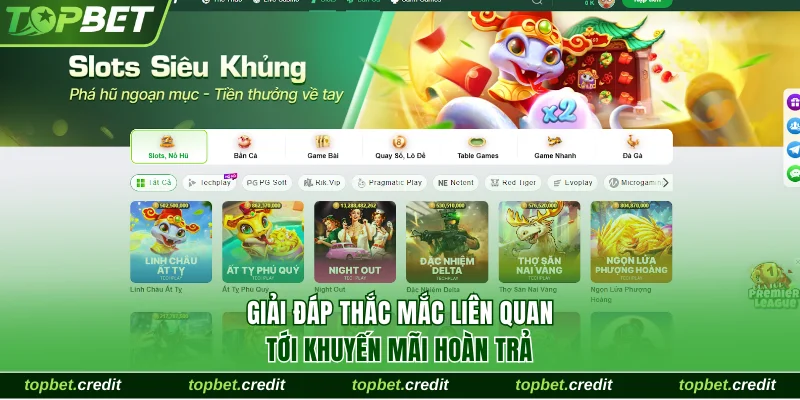 Khuyến Mãi Hoàn Trả 1.2% Cực Chất Lượng Cho Người Chơi 4 Giải đáp thắc mắc liên quan tới khuyến mãi hoàn trả